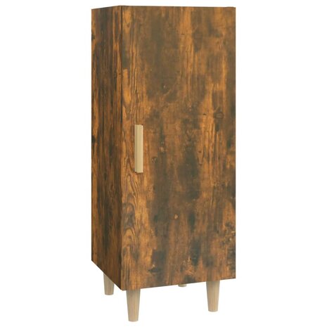 Dressoir 34,5x34x90 cm bewerkt hout gerookt eikenkleurig 2