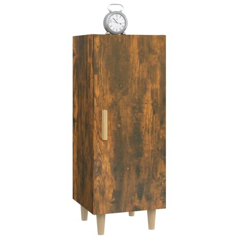 Dressoir 34,5x34x90 cm bewerkt hout gerookt eikenkleurig 5