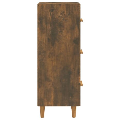 Dressoir 34,5x34x90 cm bewerkt hout gerookt eiken 7
