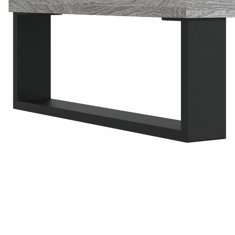Dressoir 34,5x32,5x90 cm bewerkt hout grijs sonoma eikenkleurig 6