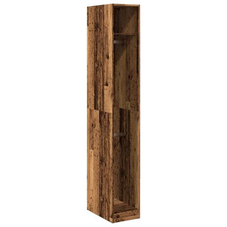 Kledingkast 30x50x200 cm bewerkt hout oud hout 2