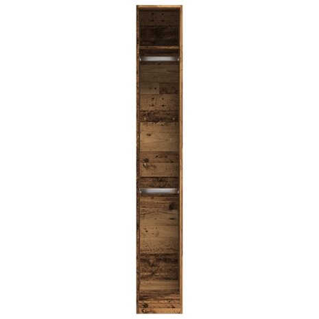 Kledingkast 30x50x200 cm bewerkt hout oud hout 4