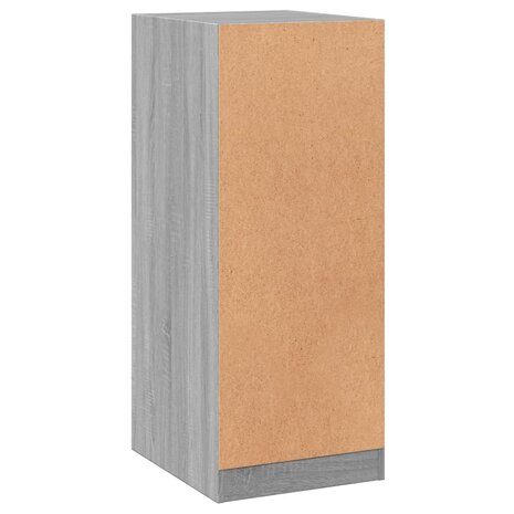 Kledingkast 48x41x102 cm bewerkt hout grijs sonoma eikenkleurig 7