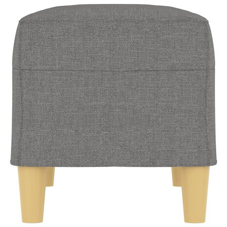 Bankje 70x35x41 cm stof donkergrijs 4