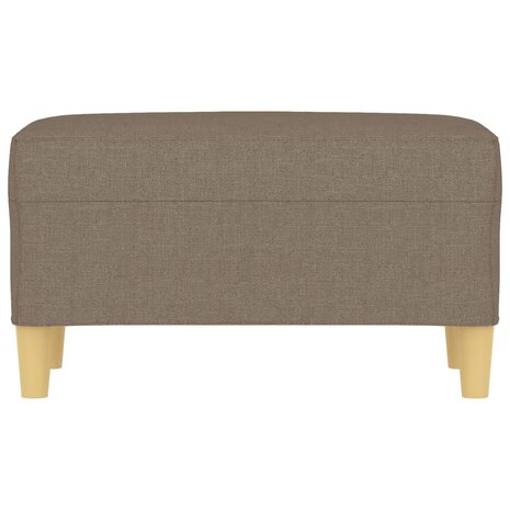 Bankje 70x35x41 cm stof taupe 3