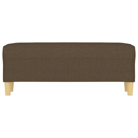 Bankje 100x35x41 cm stof bruin 3