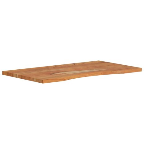 Bureaublad rechthoekig 80x50x2,5 cm massief acaciahout 3