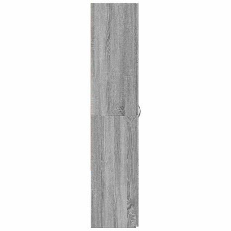 Archiefkast 60x32x153 cm bewerkt hout grijs sonoma eikenkleurig 5
