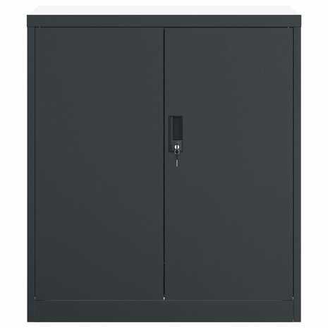 Archiefkast 79x40x90 cm staal antracietkleurig 3