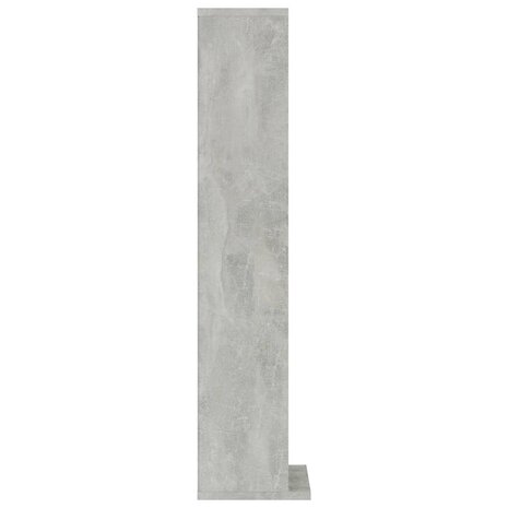 Cd-kast 21x20x88 cm bewerkt hout betongrijs 5