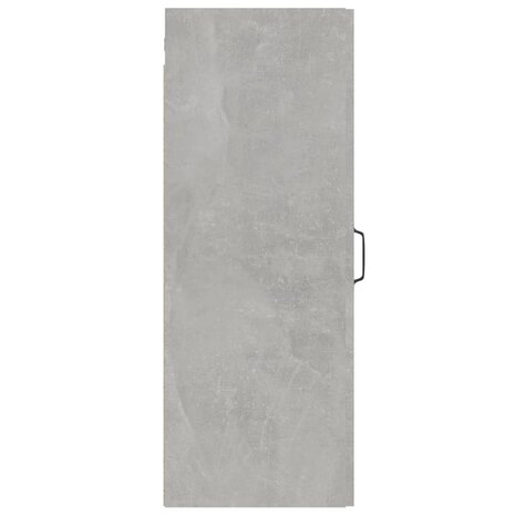 Wandkast 34,5x34x90 cm betongrijs 8