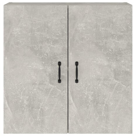 Wandkast 60x31x60 cm bewerkt hout betongrijs 5