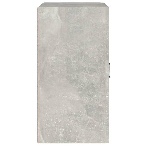 Wandkast 60x31x60 cm bewerkt hout betongrijs 6