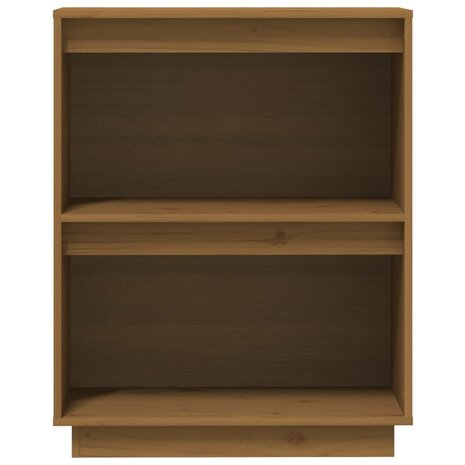 Wandkast 60x34x75 cm massief grenenhout honingbruin 5
