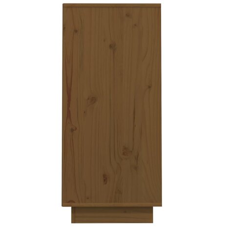Wandkast 60x34x75 cm massief grenenhout honingbruin 6