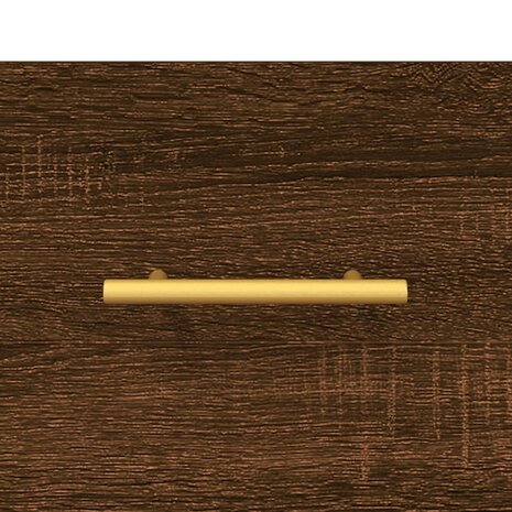 Wandkast 60x36,5x35 cm bewerkt hout bruin eikenkleur 9
