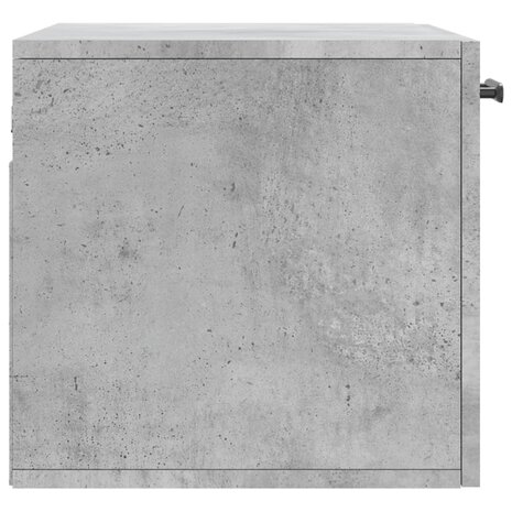 Wandkast 60x36,5x35 cm bewerkt hout betongrijs 7