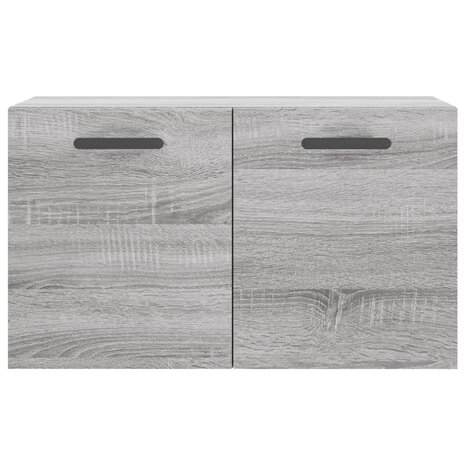 Wandkast 60x36,5x35 cm bewerkt hout grijs sonoma eikenkleurig 5