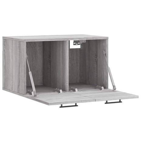 Wandkast 60x36,5x35 cm bewerkt hout grijs sonoma eikenkleurig 6
