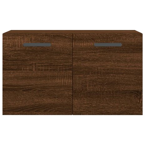 Wandkast 60x36,5x35 cm bewerkt hout bruin eikenkleur 5