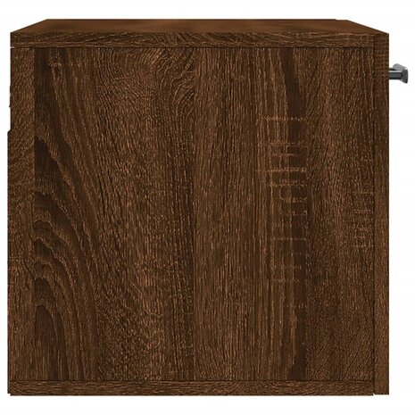 Wandkast 60x36,5x35 cm bewerkt hout bruin eikenkleur 7