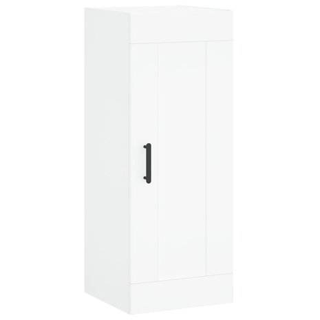 Wandkast 34,5x34x90 cm bewerkt hout wit 2