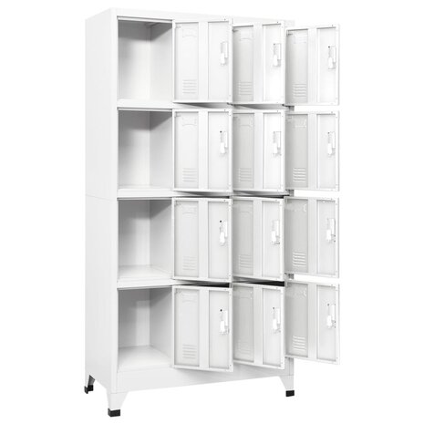 Lockerkast met 12 compartimenten 90x45x180 cm   3