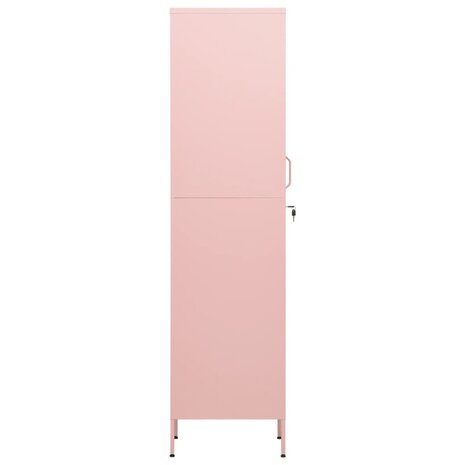 Lockerkast 35x46x180 cm staal roze 4