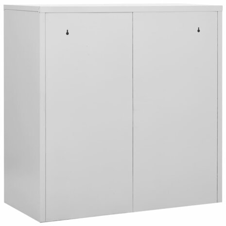 Lockerkast 90x45x92,5 cm staal lichtgrijs en blauw 4