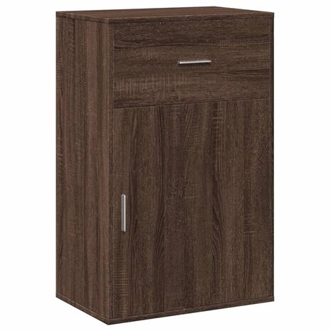 Opbergkast 56,5x39x90 cm bewerkt hout bruin eikenkleurig 2