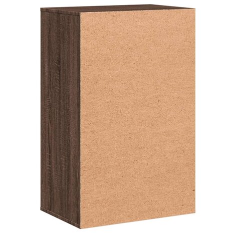 Opbergkast 56,5x39x90 cm bewerkt hout bruin eikenkleurig 7