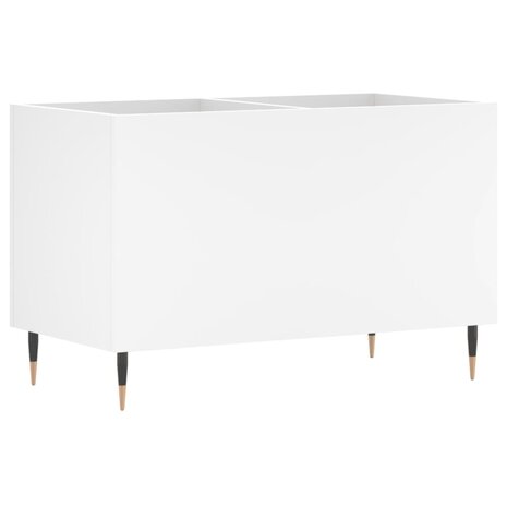 Platenkast 74,5x38x48 cm bewerkt hout wit 6