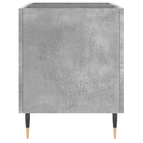 Platenkast 74,5x38x48 cm bewerkt hout betongrijs 5