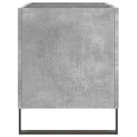 Platenkast 74,5x38x48 cm bewerkt hout betongrijs 5