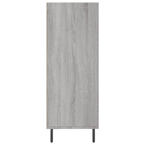 Schappenkast 69,5x32,5x90 cm bewerkt hout grijs sonoma eiken 5
