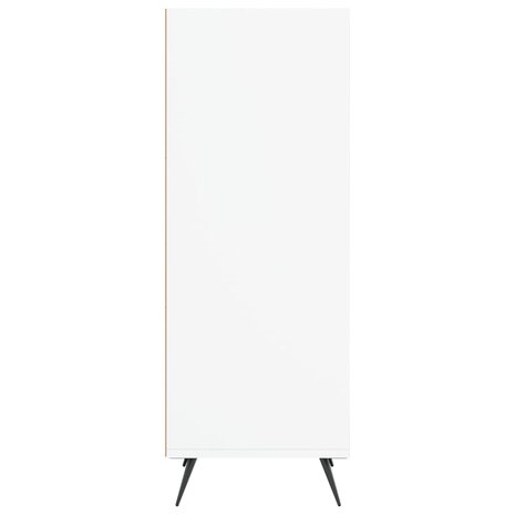 Schappenkast 34,5x32,5x90 cm bewerkt hout wit 5