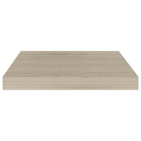 Wandschap zwevend 40x23x3,8 cm MDF eikenkleurig 4