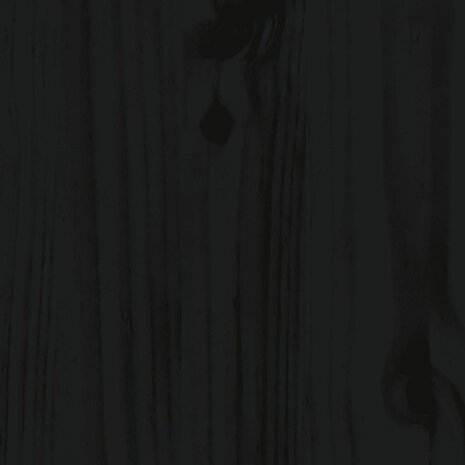 Slaapbank 80x200 cm massief grenenhout zwart 9