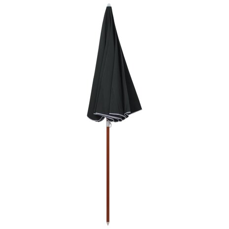 Parasol met stalen paal 240 cm antracietkleurig 2