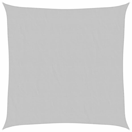 Zonnezeil 3,6x3,6 m 100% polyester oxford lichtgrijs 2