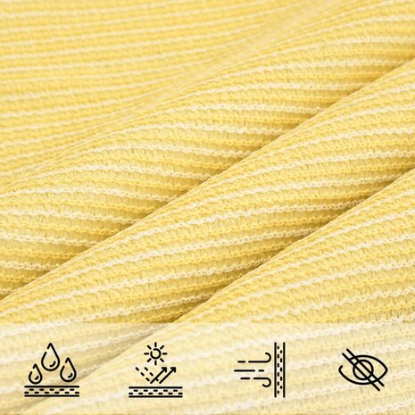 Zonnescherm HDPE vierkant 2x2 m beige 5