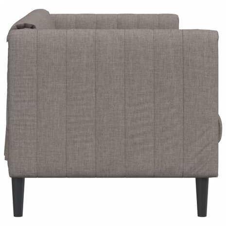 Driezitsbank stof taupe 5