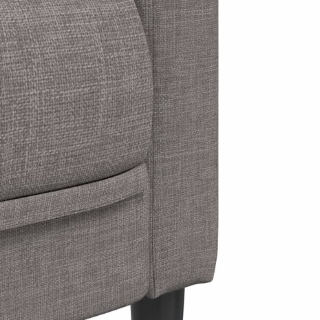 Driezitsbank stof taupe 7