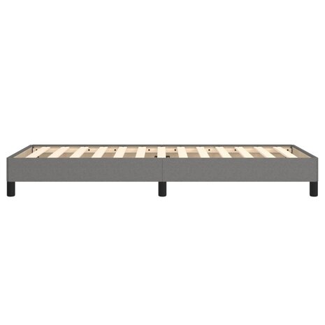 Bedframe zonder matras 100x200 cm stof donkergrijs 6