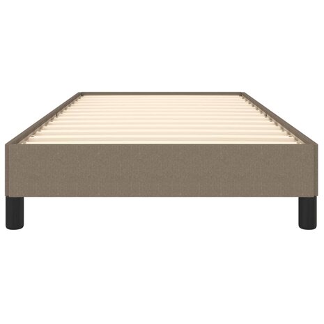 Bedframe zonder matras 100x200 cm stof taupe 5