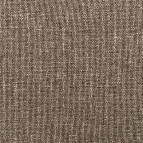 Bedframe zonder matras 100x200 cm stof taupe 8