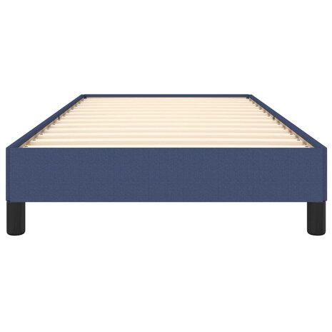 Bedframe zonder matras 100x200 cm stof blauw 5