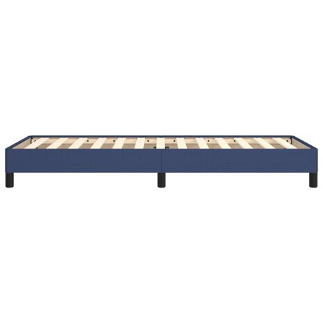 Bedframe zonder matras 100x200 cm stof blauw 6