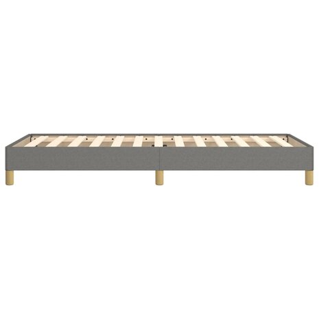 Bedframe zonder matras 100x200 cm stof donkergrijs 6