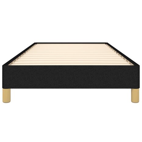 Bedframe zonder matras 100x200 cm stof zwart 5